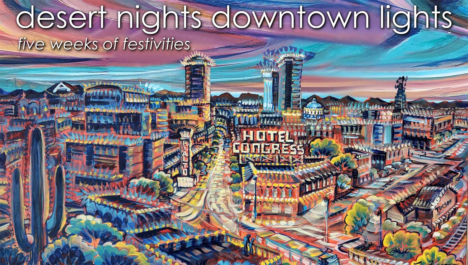 Desert Nights Downtown Lights